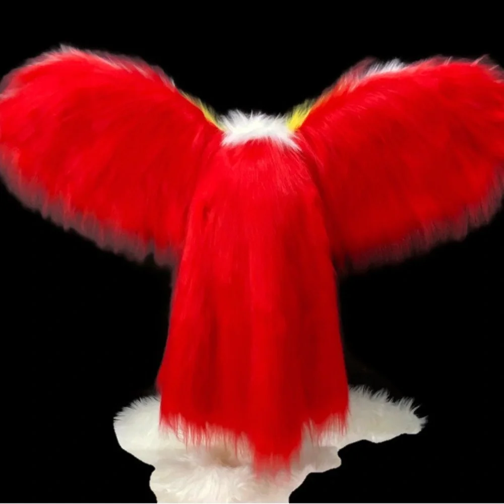 Dino Furry Mask/Fursuit Head with Nub Tail, styrofoam head and stand
